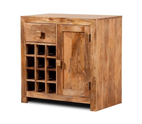 Mango Rough Natural Wine Cabinet