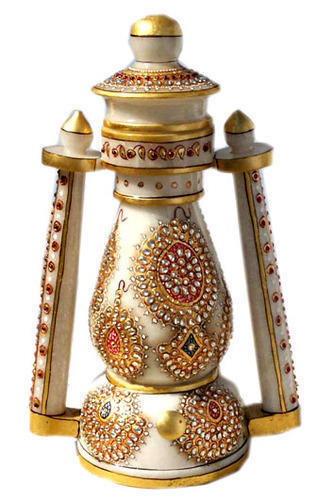 Hand Painted Marble Lantern