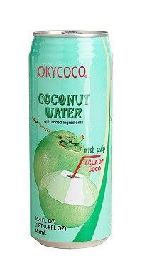 Metal Okyalo Real Organic Coconut Water Juice 498Ml Okeyfood