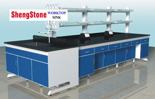 School Lab Phenolic Resin Island Worktop