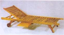 Woodwork Pool Lounger