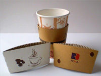 Brown Paper Cup Sleeve