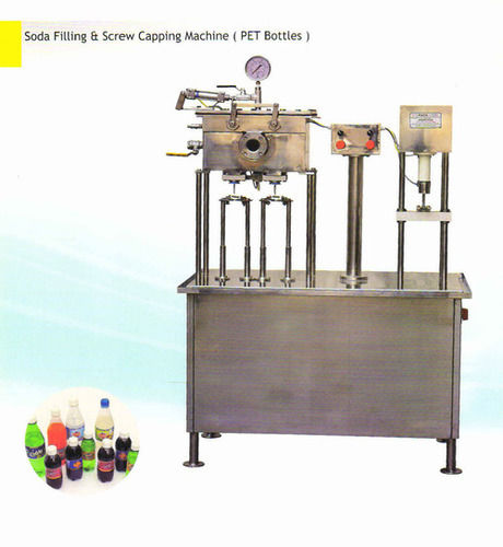 Soda Filling And Screw Capping Machine (PET Bottles)
