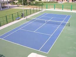 Synthetic Tennis Court