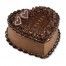 Heart Shape Chocolate Truffle Cake