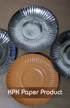 Round shaped paper plates