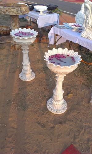 Sand Stone Bird Bath