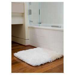 Bath Mat - Soft Cotton Fabric, 24x36 Inches, Multiple Color Options - Non-Slip, Absorbent, Easy to Maintain, Durable for Everyday Use