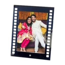 Black Glass Photo Frame