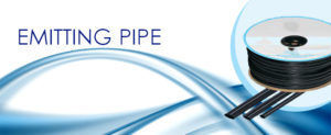 Emitting Pipes - Virgin Polymer Material, Enhanced Pressure Resistance | Seamless Design With Fixed Drippers, Dual White Stripes for Upright Positioning