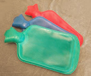 Electric Heating Velvet Hot Water Bottle Pouch Bag Assorted Design  Color