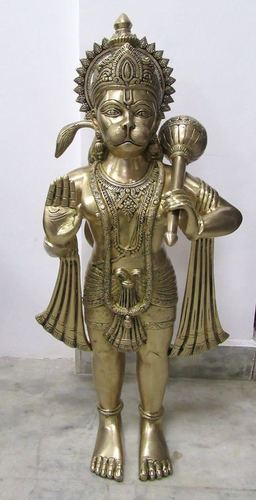 Brass Bajrangbali Statue