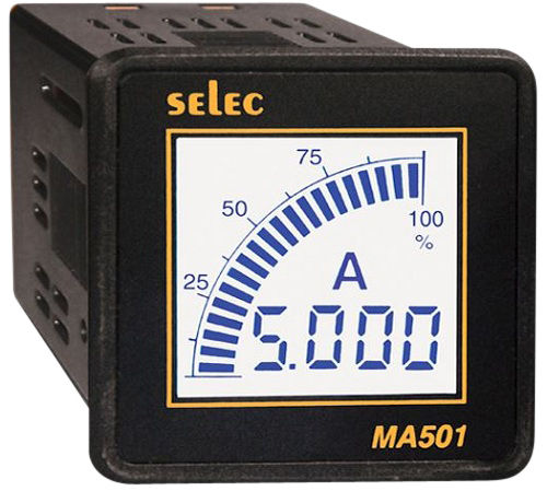 Selec Ma501 Current Meter Dimension(L*W*H): 48 X 48 Millimeter (Mm)