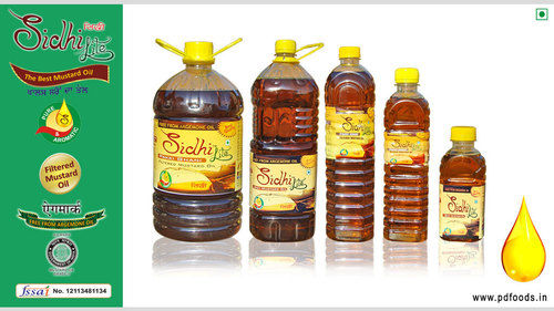 Mustard Oil - 100% Natural, Rich in Taste & Aroma | Hygienically Processed, High in Healthy Fats