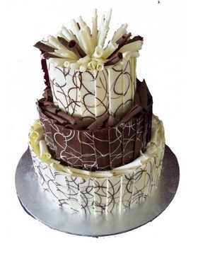 Wedding Chocolate Truffle Cake