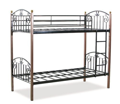 Steel Bunk Bed - High-Quality Steel, Durable Design, Space-Saving Two-Tiered Structure