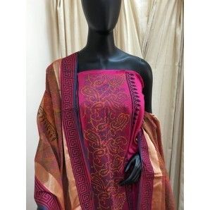 Ladies Wear Block Printed Suit Set