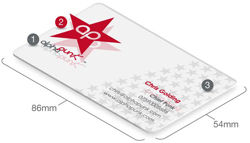 Transparent Card - High Quality Clear Plastic Design | Eye-Catching Professional Identity Solution