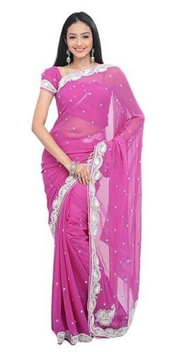 Chiffon Net Saree