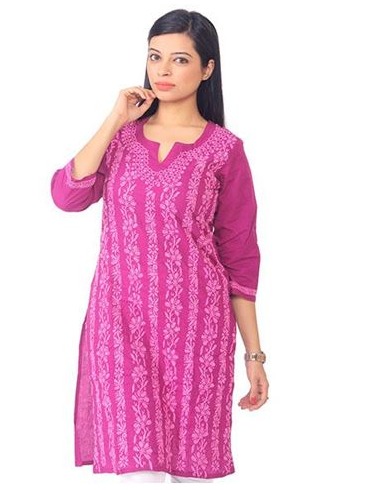 Dark Pink Kurti