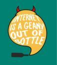 Internet Is A Geany Out Of Bottle T Shirt For Girls