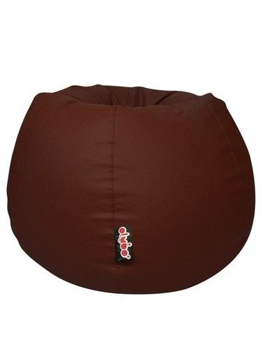 Dark Brown Bean Bag Teen Filled