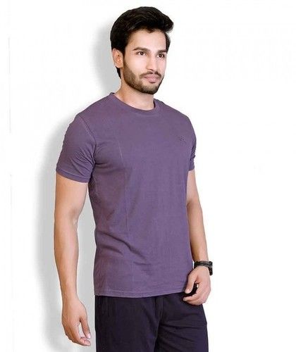 Dark Grey Round Neck T Shirt