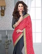 Peach Color Designer Sarees (WA0031)