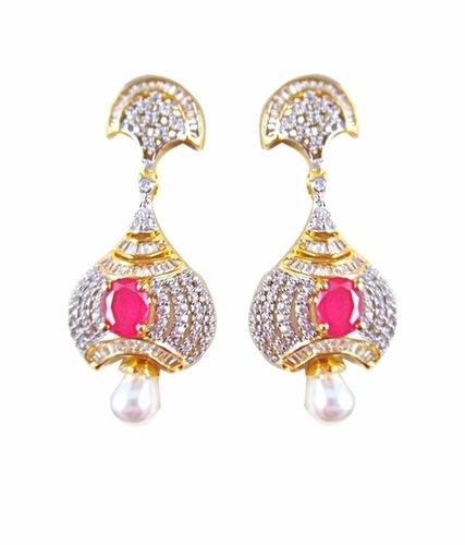 Fashionage American Diamond Earrings