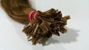 Black Indian Virgin Temple Hair U Tip