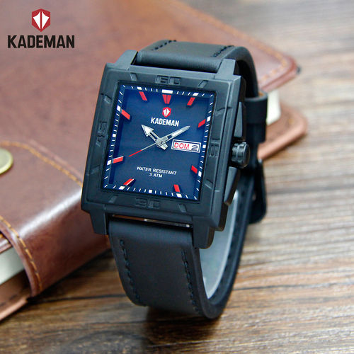 Amazon.com: KADEMAN Men Dual Display Quartz Watch Military Sport Waterproof  Luminous Clock Stainless Steel Wrist Watches (one-Size, Black) : ביגוד,  נעליים ותכשיטים