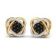 Black Diamond Stud Earrings