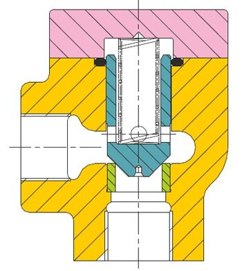 Right Angle Check Valves