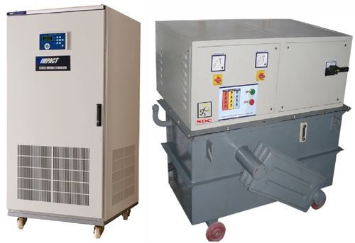 Servo Control Voltage Stabilizer - High Efficiency, Reliable Power Supply for Textile, CNC, Telecom, Banking, Medical & Motor Loads