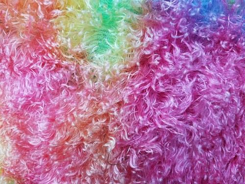 Tie Die Curly Plush Fabric Density: 250 Kilogram Per Cubic Meter (Kg/M3)