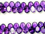 Amethyst African Oval Shape Cut Beads