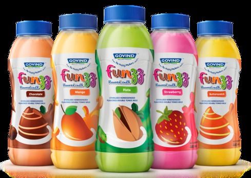 Flavoured Milk - 200 ml Bottles | Premium Quality, UHT Sterilized, Sweetened Dairy Drink