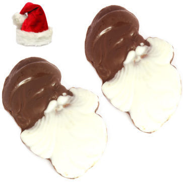 Santa Face Chocolate