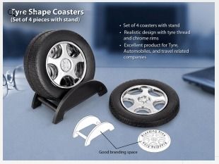 Tyre Shape Coaster Set