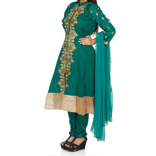 Embroidered Party Wear Frock Suit