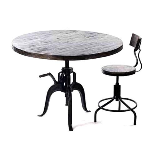 Iron Table and Chair
