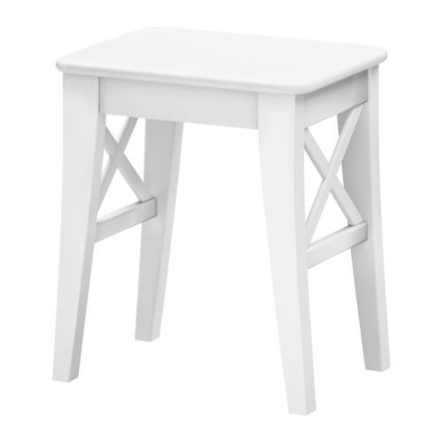 White Iron Stool