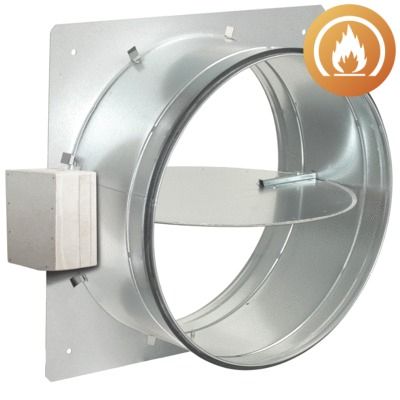 Smoke Control Damper - Tested to EN-1366-10, E 120 S Fire Class, 1000 Pa Pressure Rating, 100 mm to 630 mm Sizes | Automatic Safety Position Transfer via Smoke Detection or Manual Switch