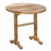 Wooden Round Folding Table