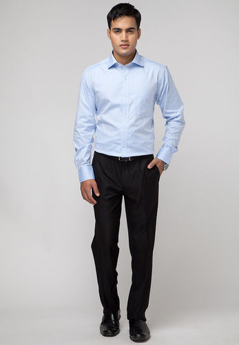 Black Men'S Formal Trousers