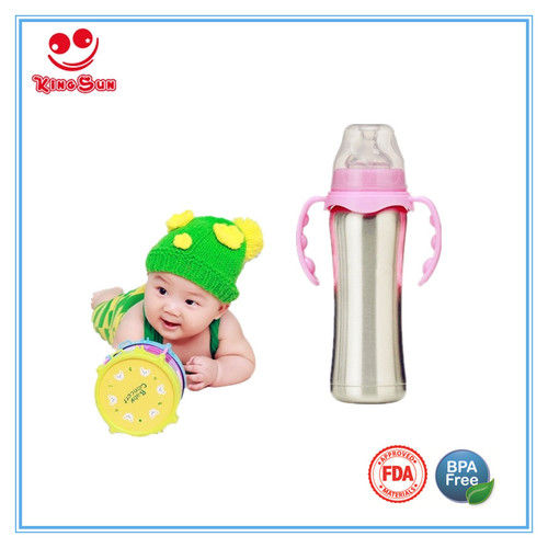 240ml Stainless Steel Thermos Baby Feeding Milk Water Bottle with Handle -  China Feeding Water Bottle and Baby Milk Bottle price