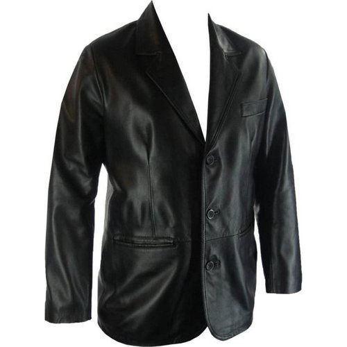 Mens Leather Blazer Age Group: Adult