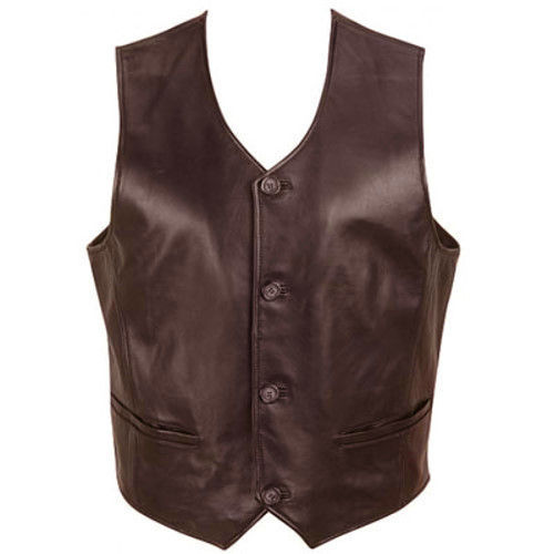 Mens Leather Stylish Waistcoat