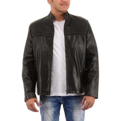 Steel Mens Pure Leather Jacket