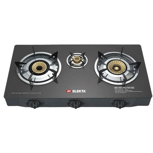 Triple Burner Table Glass Stove